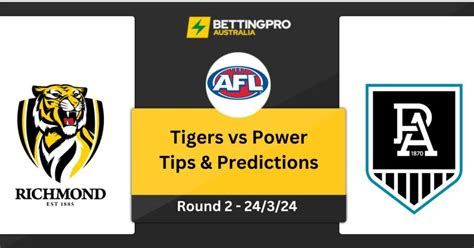 Richmond vs Port Adelaide Prediction and Tips .